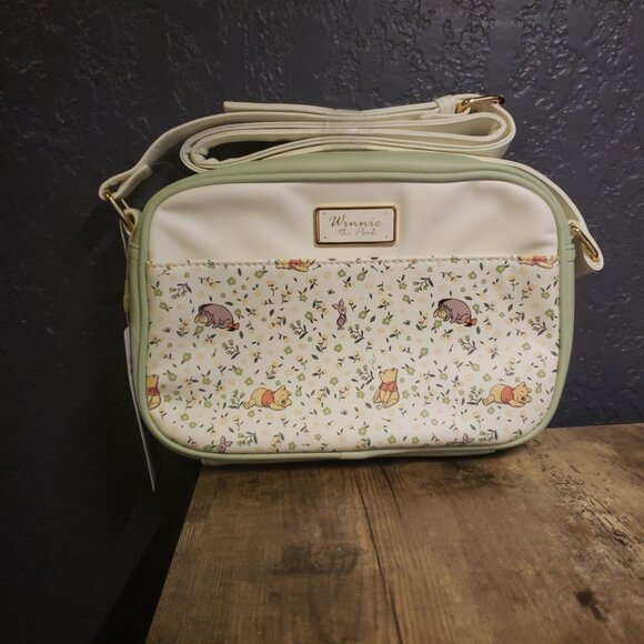 Primark Disney Winnie The Pooh (Buttery Soft) Faux Leather Crossbody Camera Bag - Picture 1 of 4